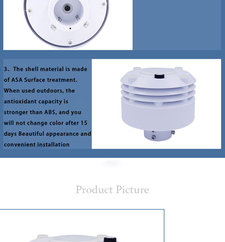 RY-CPM2516 CE SDI12 AIR QUALITY 6 IN 1 PARAMETERS TEMPERATURE HUMIDITY PM2.5 PM10 NOISE LIGHTING LIGHT WEATHER STATION WEATHER details