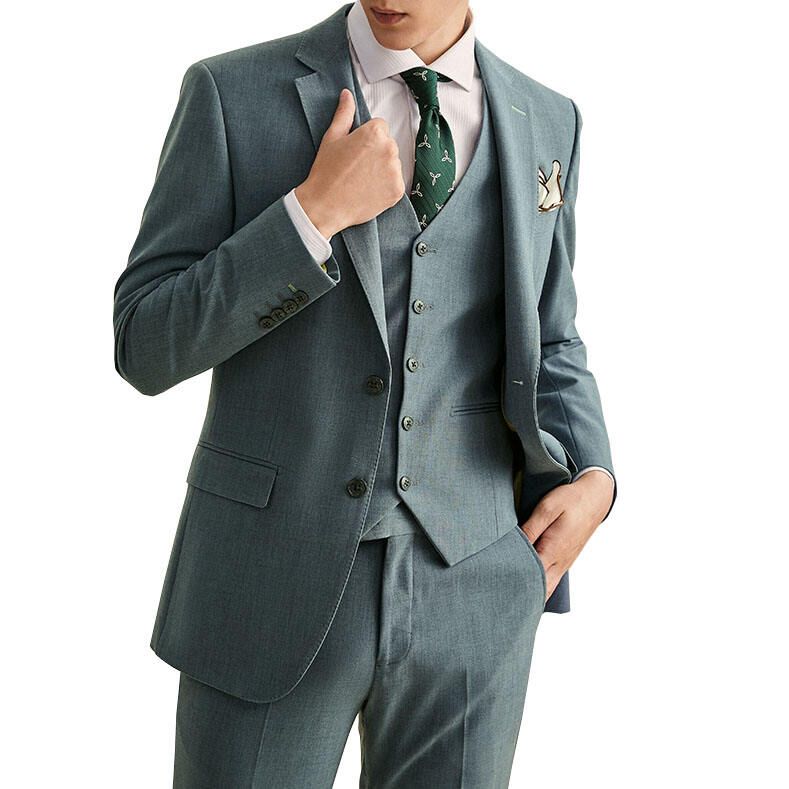 2024 Men suit Fashion jacket & pants & vest Casual 3 Pieces custom mens suit supplier