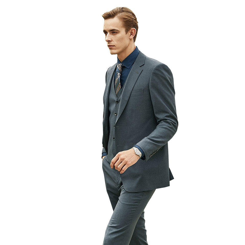 2024 Factory price Men Suit Business Wedding blazer (Jacket+Pants+Vest) custom mens suit supplier