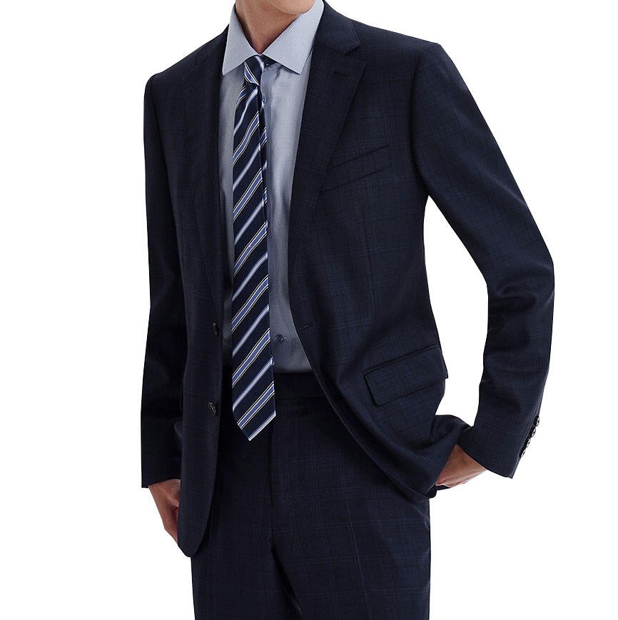 2024 Business Men's 2 Piece Classic Fit Office men Suit Jacket & Blazer custom mens suit supplier