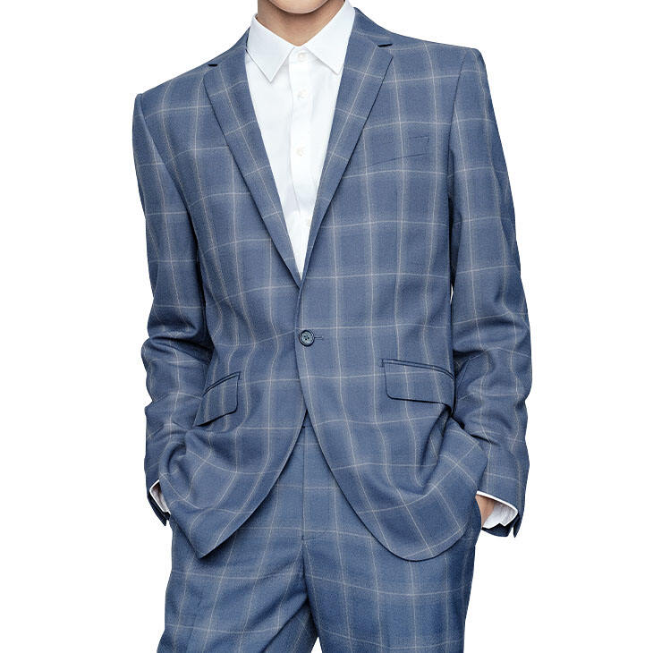 2024 Factory price plaid Men Suit & Blazer Business slim fit Wedding custom men's suit manufacture