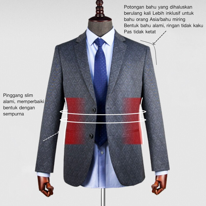 2024 Spring and Autumn business casual jacket slim-fit Anti-wrinkle flat collar custom men's suit factory