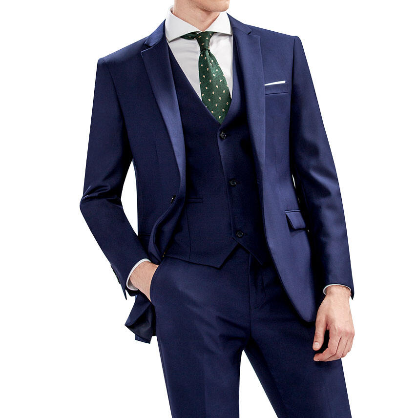 2024 Men Suit and Blazer business suits solid color wedding slim fit 3 pieces custom mens suit manufacture