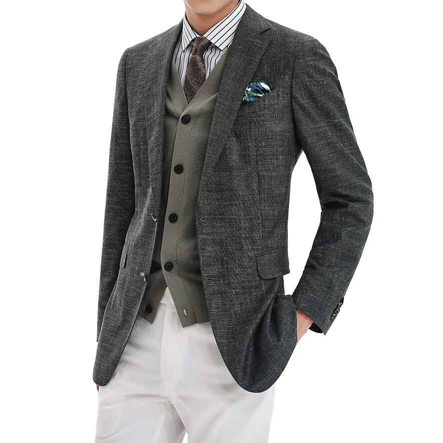 2024 Wholesale of business fashion casual men suit & blazer Slim fit custom men's suit factory