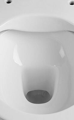 Wc Rimless Wall Mounted Toilet Bowl  White Ceramic Easy Cleaning Toilet for Bathroom manufacture