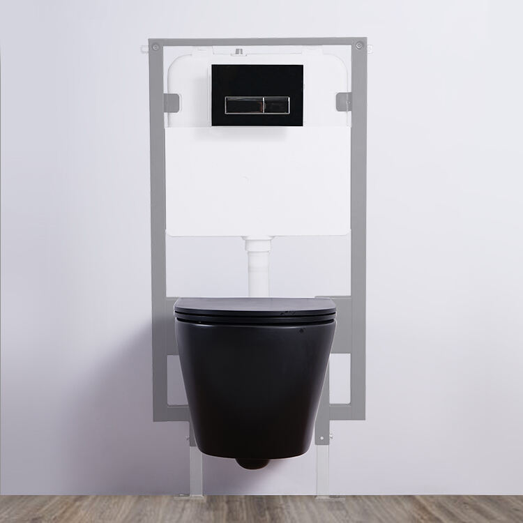 Hdpe Bathroom Toilet wc wall hang toilet fitting tank concealed cistern with stainless steel frame factory