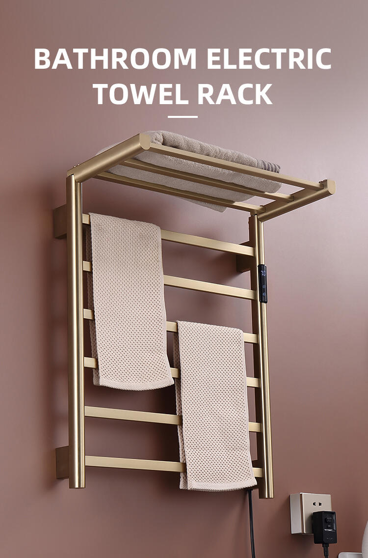 wholesale hot sale modern wall mounted electric towel warmer in European details