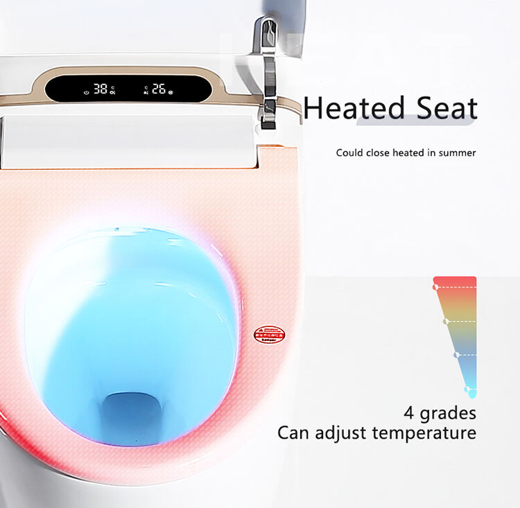 YJV9A Modern automatic bidet toilet electronic smart wc sanitary wares water closet seat toilet manufacture