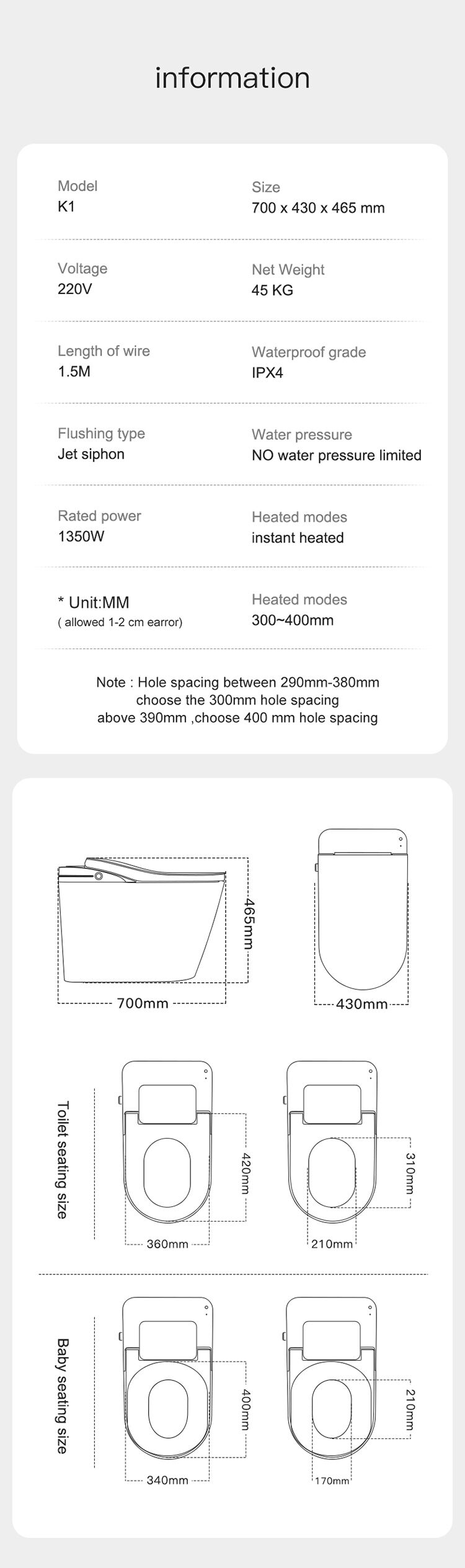 inteligente  inodoro Self Clean Auto Open Sensor Flush Siphonic Automatic japanese one piece wc toilet manufacture