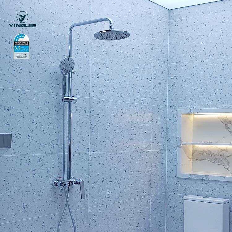 high quality new design wall mounted mixer rainfall spa brass shower set for bathroom supplier