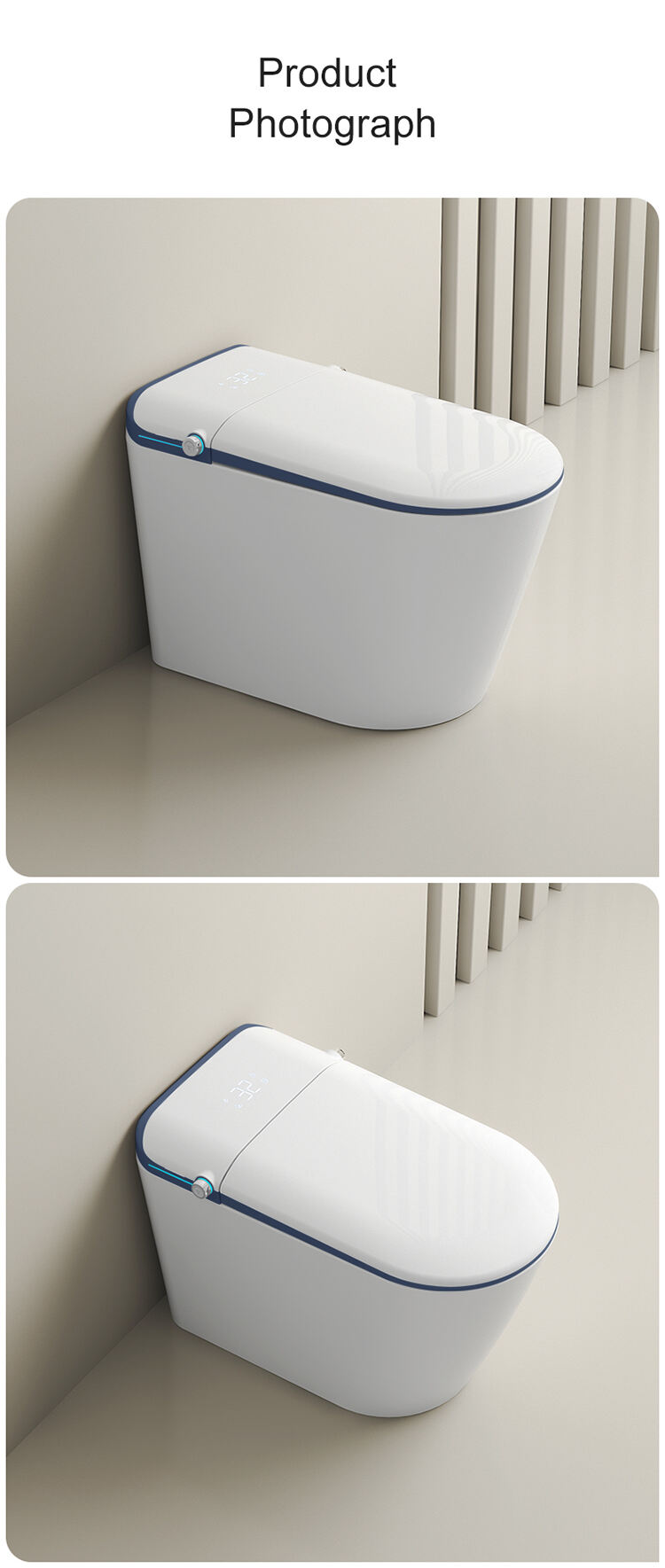 inteligente inodoro new design electric closed Automatic self cleaning smart toilet supplier