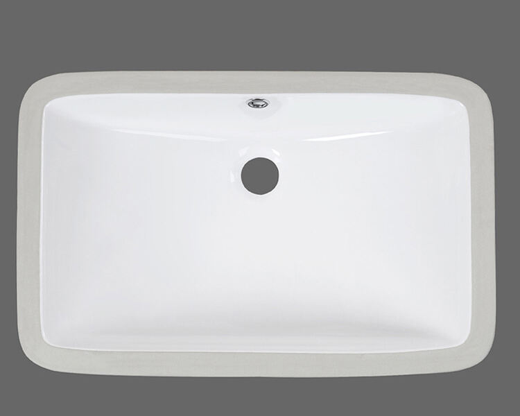 4243 CUPC retangular shape ceramic washbasin porcelain bowl  under counter sinks basins details