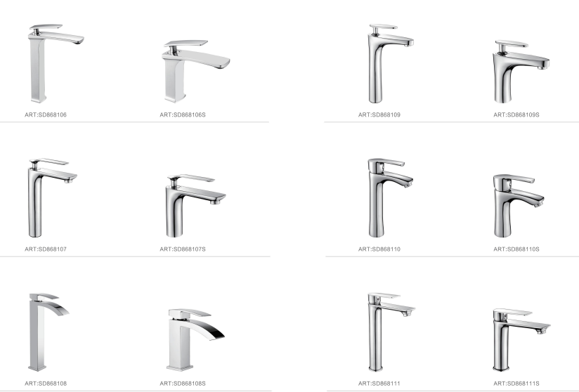 bathroom taps black basin mixer sink faucet for hotel family bathroom factory