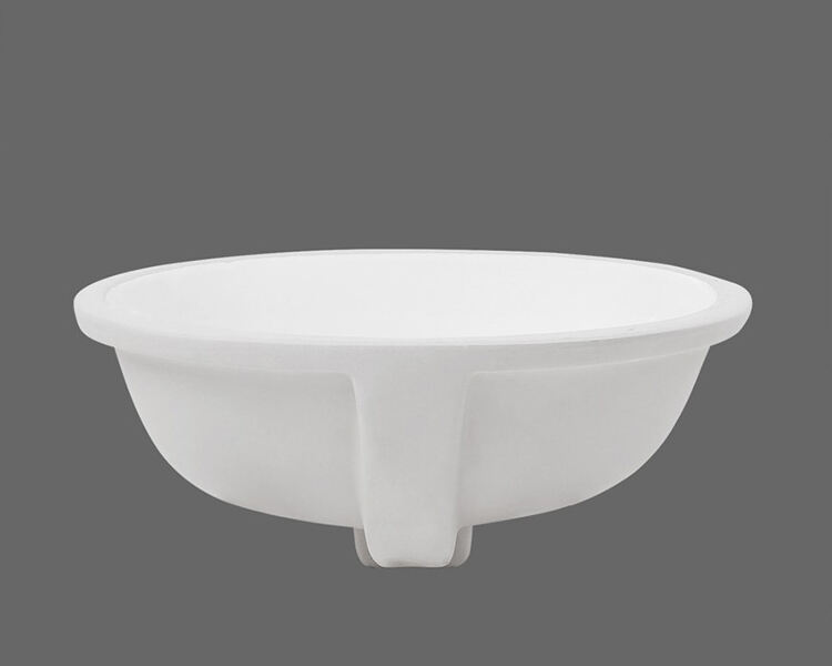 Hot Sale Hand Made White Cabinet Wash Basin Rectangular Lavabo Ceramic Undermount Bathroom Sink manufacture