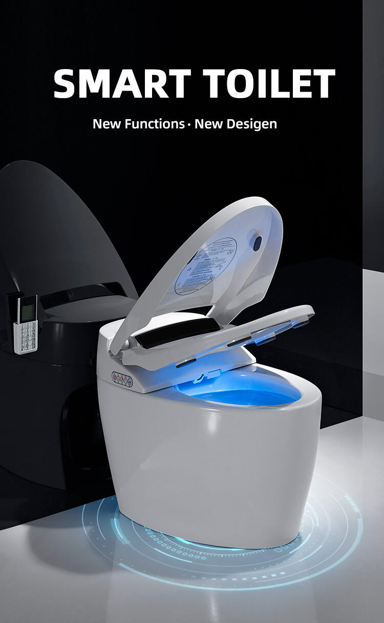 Intelligent toilet Ceramic Body Heat Seat Auto Smart Toilet  Sensor  WC Sanitary Ware Smart Toilet supplier