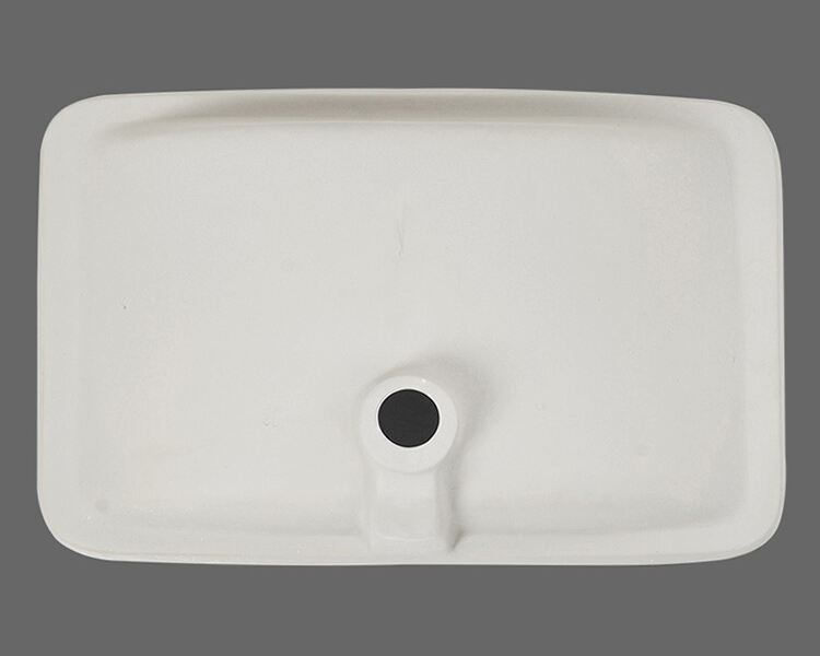 4243 CUPC retangular shape ceramic washbasin porcelain bowl  under counter sinks basins details