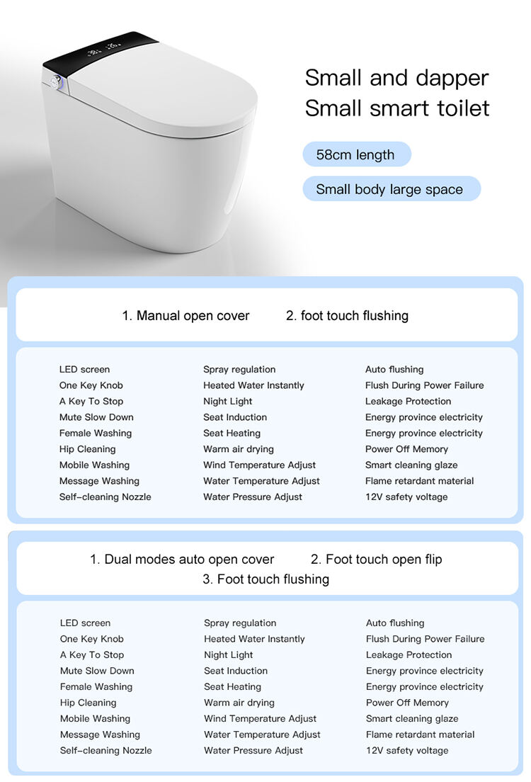 chaozhou Auto Sensor Intelligent Sanitary Ceramic washdown Inodoro Smart toilet for hotel purchasing manufacture