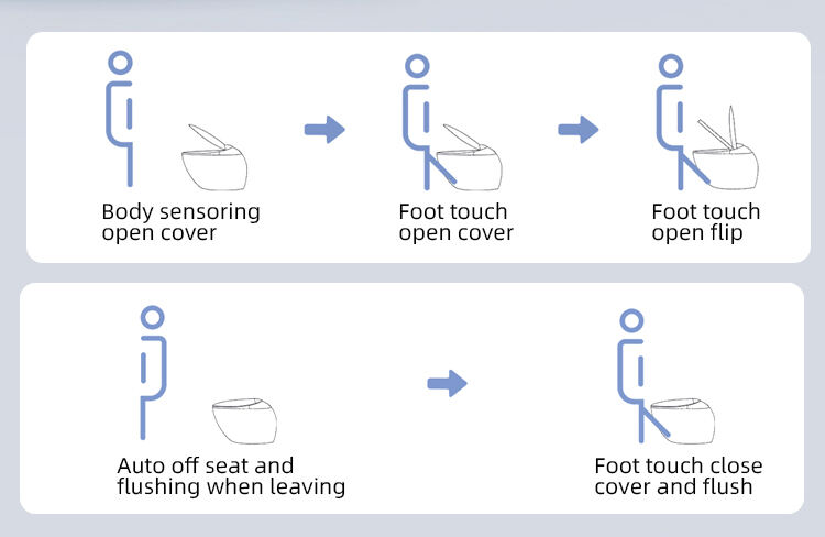 ceramics automatic smart toilet intelligent one piece sanitary ware toilet manufacture