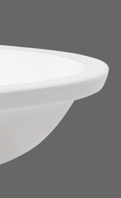 CE CUPC European Lavatory Bathroom Round Oval Sink Ceramic Under Counter Basin in White details