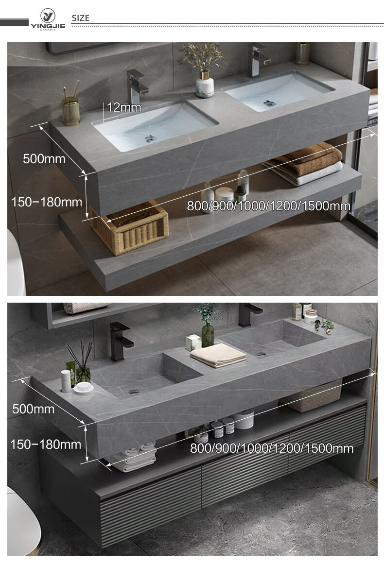 square sintered stone marble pedestal basin washing sink for bathroom supplier