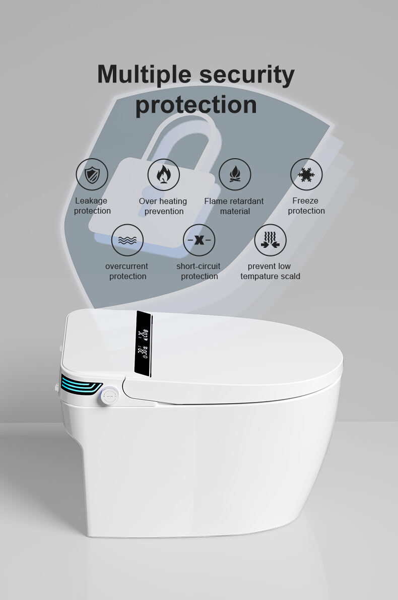 Automatically Open Instant Heat Female Washing Remote Control Smart Toilet Intelligent WC with Warm Seat details