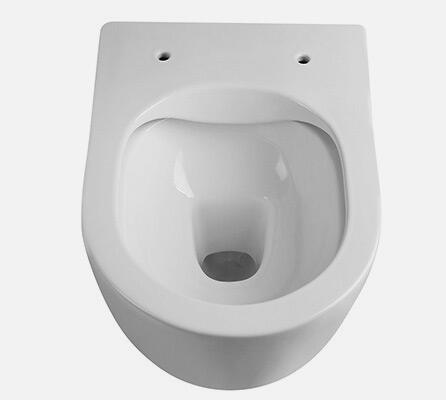 Wc Rimless Wall Mounted Toilet Bowl  White Ceramic Easy Cleaning Toilet for Bathroom factory