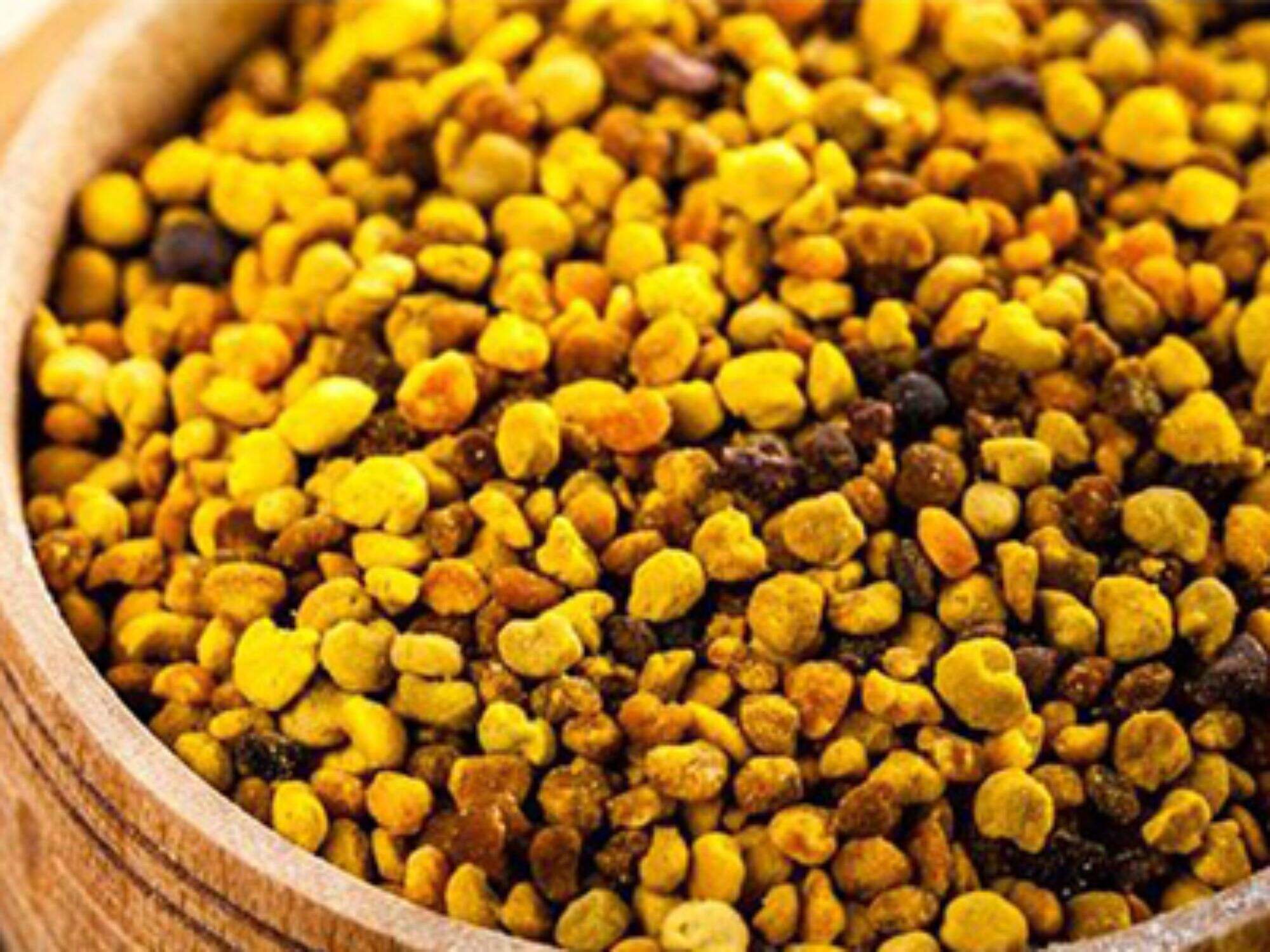 How should bee pollen be stored?