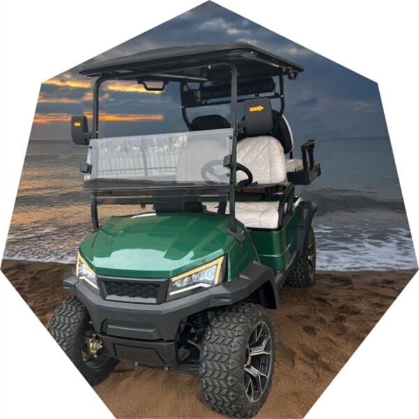Le golf écologique facilité avec notre chariot électrique pour 4 passagers