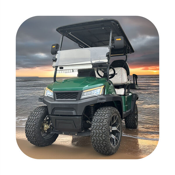 Un chariot de golf qui va partout