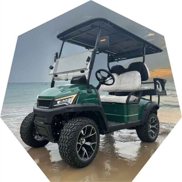 Vivez une aventure de golf excitante et amusante avec notre chariot électrique pour 4 passagers