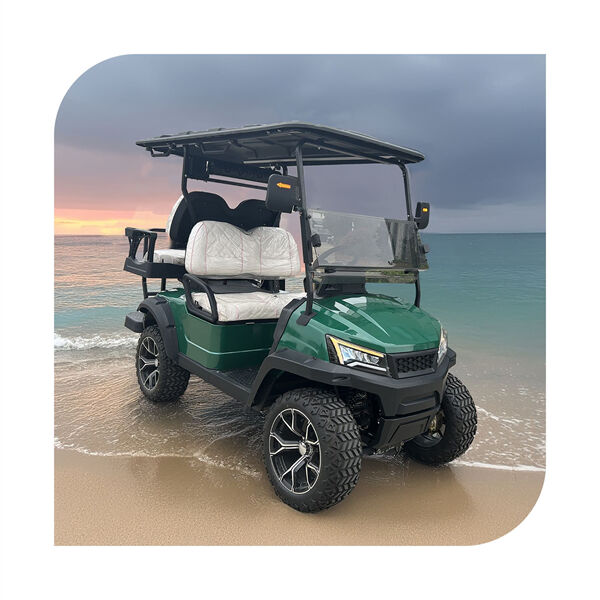 חווו מותרות על שדה הגולף עם המכונית לגולף עם 6 מקומות ישיבה