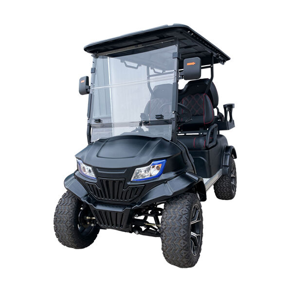 Explorer la wilderness avec la voiturette de golf de chasse 4x4