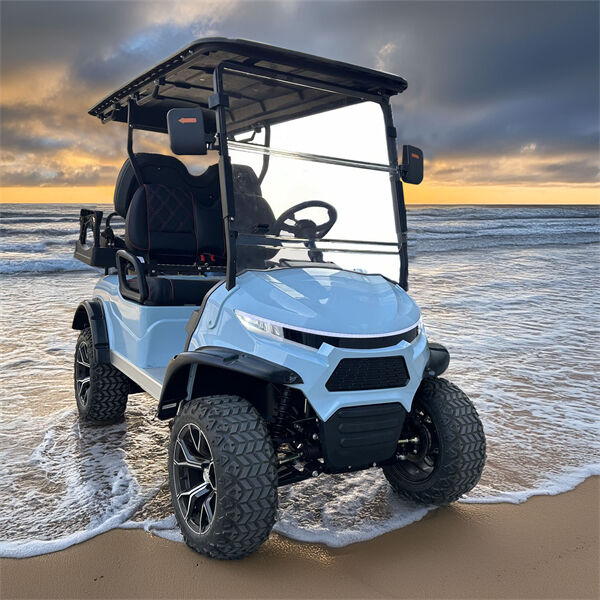 Charriots de golf électriques pour six passagers