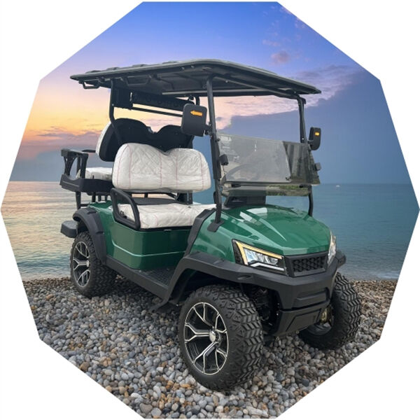 استكشف الملعب براحة مع عربة غولف كهربائية لـ 4 أشخاص لدينا
