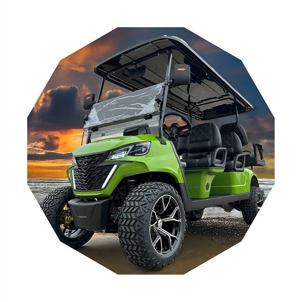 Le chariot de golf au lithium de 72 volts est parfait pour n'importe quel parcours.