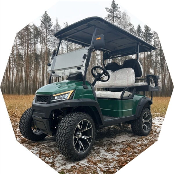 Attachez votre ceinture pour une chasse inoubliable sur un chariot de golf électrique