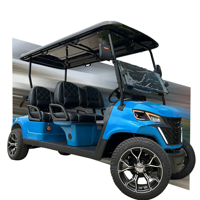 New Design Chinese Factory Supply 6 Seat Electric Golf Cart 6 Passenger Wholesale Price