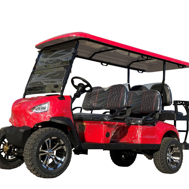 Customizable 7.5KW AC Motor Electric Golf Buggies With Lithium Battery