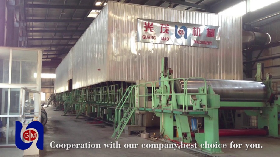 Clients' paper machine and factory that we intall