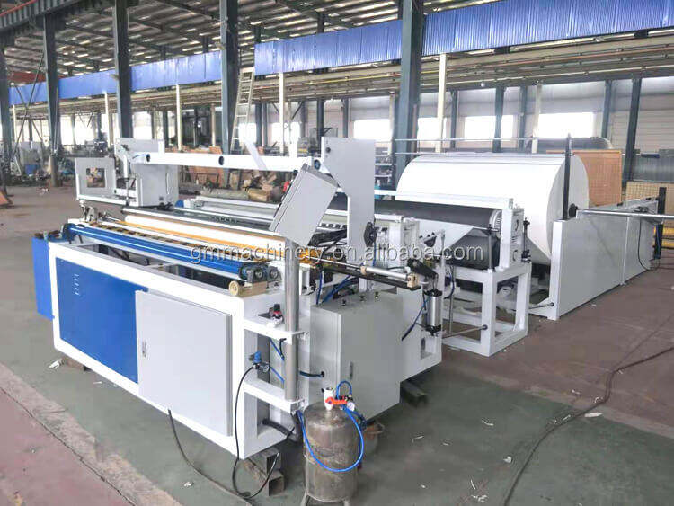 Automatic Toilet Paper Rewinder Tissue Paper Manufacturing Machine Reduce Production Cost factory