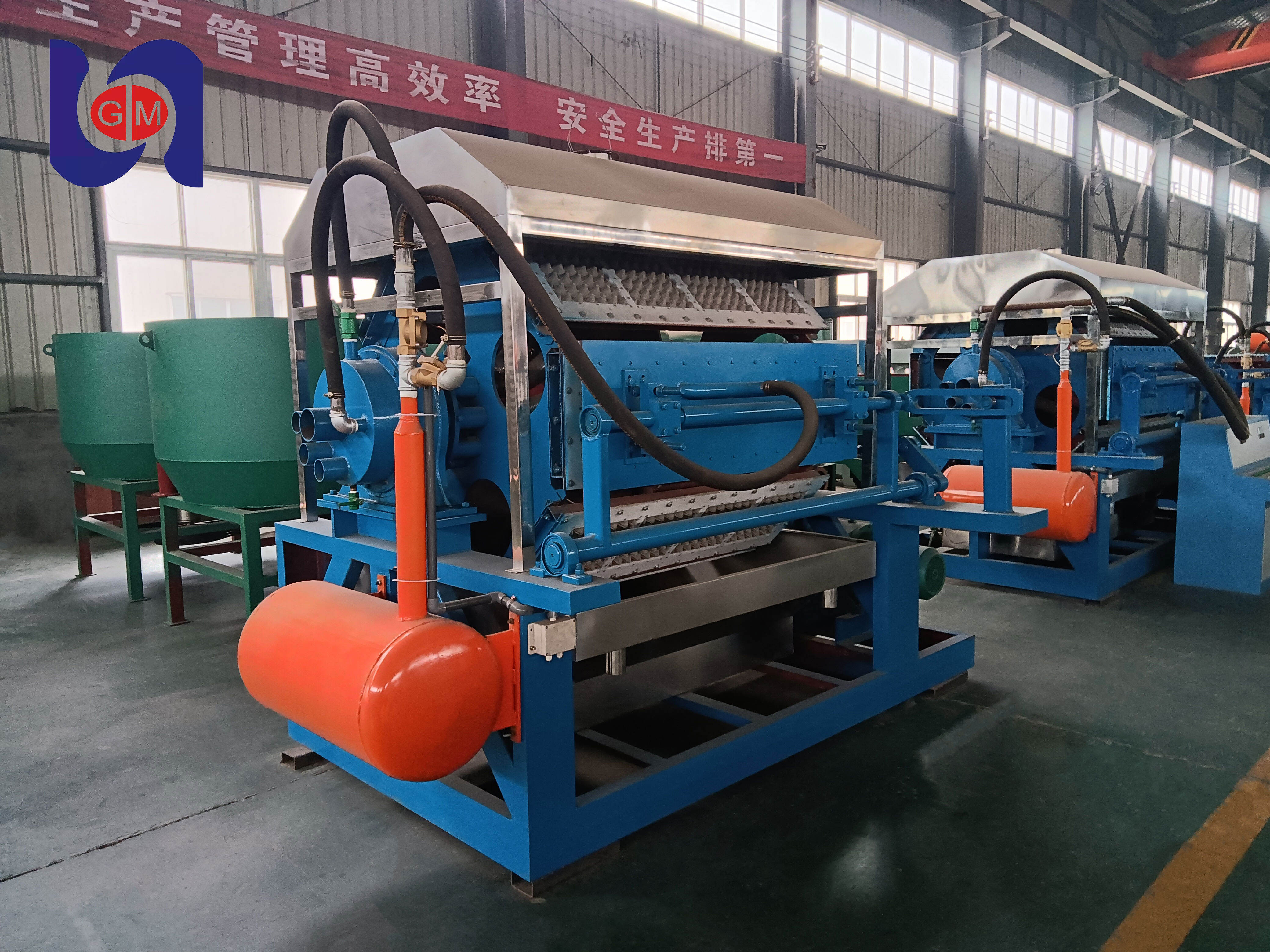 Popular High Efficiency Waste Paper Recycling Egg Tray Molding Machine Pulp Molding Machine manufacture