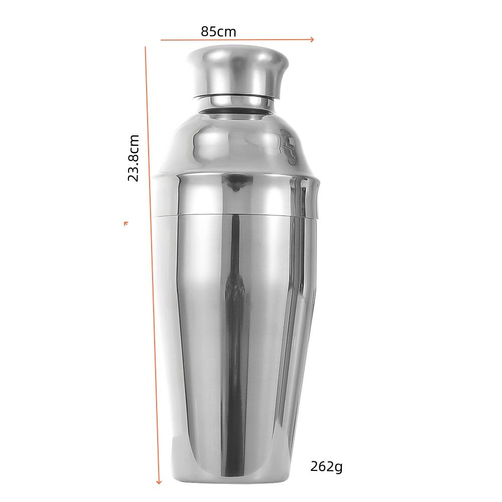 New Superior Quality Customized 750 ML Stainless Steel Shaker Cocktail Shaker factory