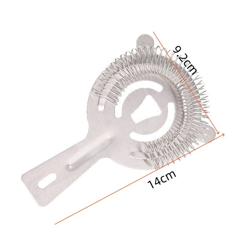 Multifunctional Bar Strainers Customized Food Grade Stainless Steel Cocktail Strainer Bar Tool manufacture