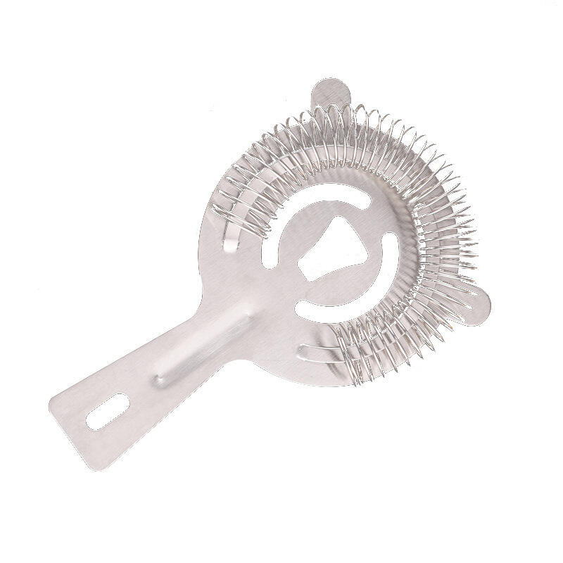 Multifunctional Bar Strainers Customized Food Grade Stainless Steel Cocktail Strainer Bar Tool factory