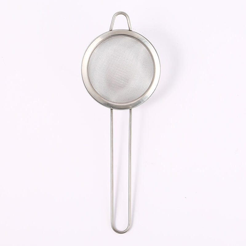 Wholesale Custom Logo Food Grade Stainless Steel Fine Mesh Strainer with Long Handle supplier