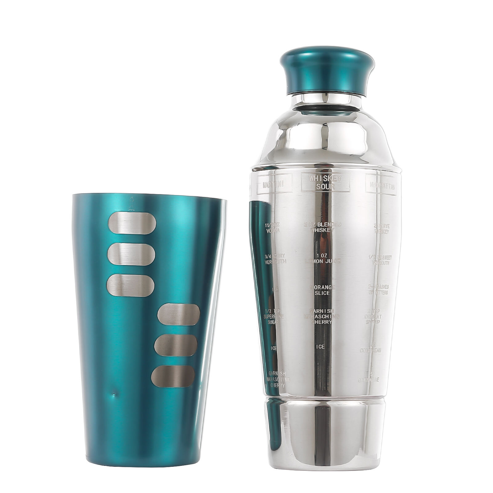 Professional Bar Accessories Customizable 600ML Stainless Steel Cocktail Shaker factory