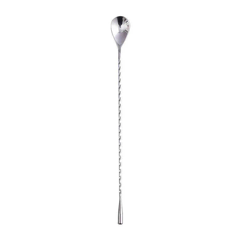 Bar Tool Multi-function Customizable Long Handle Stainless Steel Thread Bar Spoon for Bar supplier