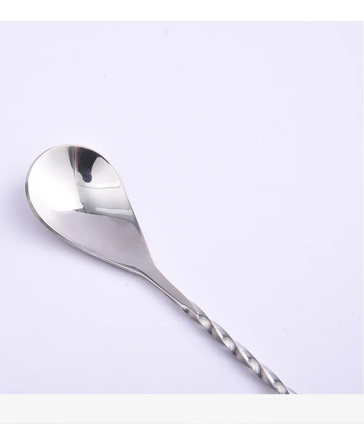 Bar Tool Multi-function Customizable Long Handle Stainless Steel Thread Bar Spoon for Bar supplier