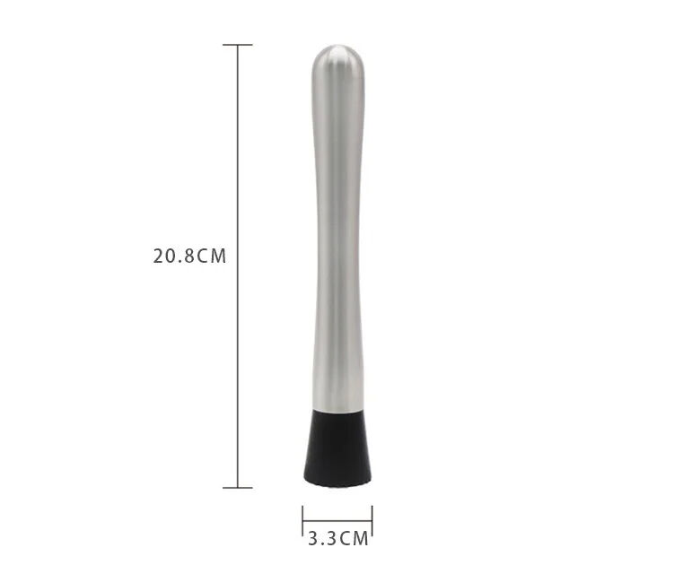 High Quality Professional Customizable Logo Stainless Muddler Bar Tool for Drinks details