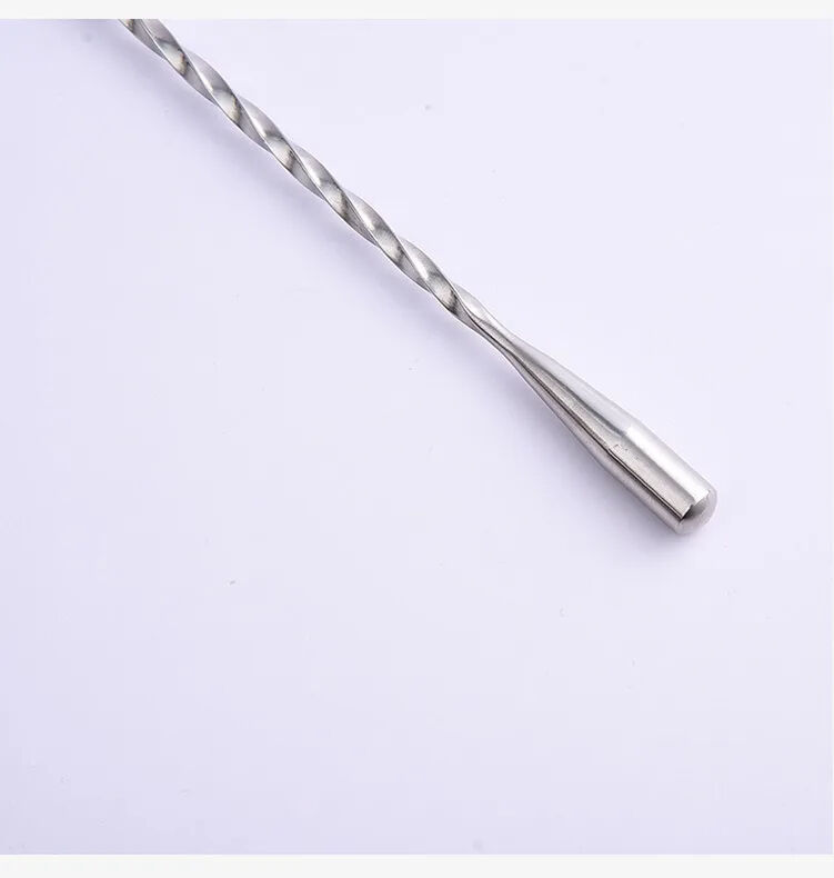 Bar Tool Multi-function Customizable Long Handle Stainless Steel Thread Bar Spoon for Bar factory